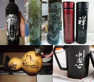 洛阳洛龙区酒瓶葫芦工艺品激光雕刻机
